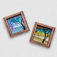 2 Tiny Original Paintings