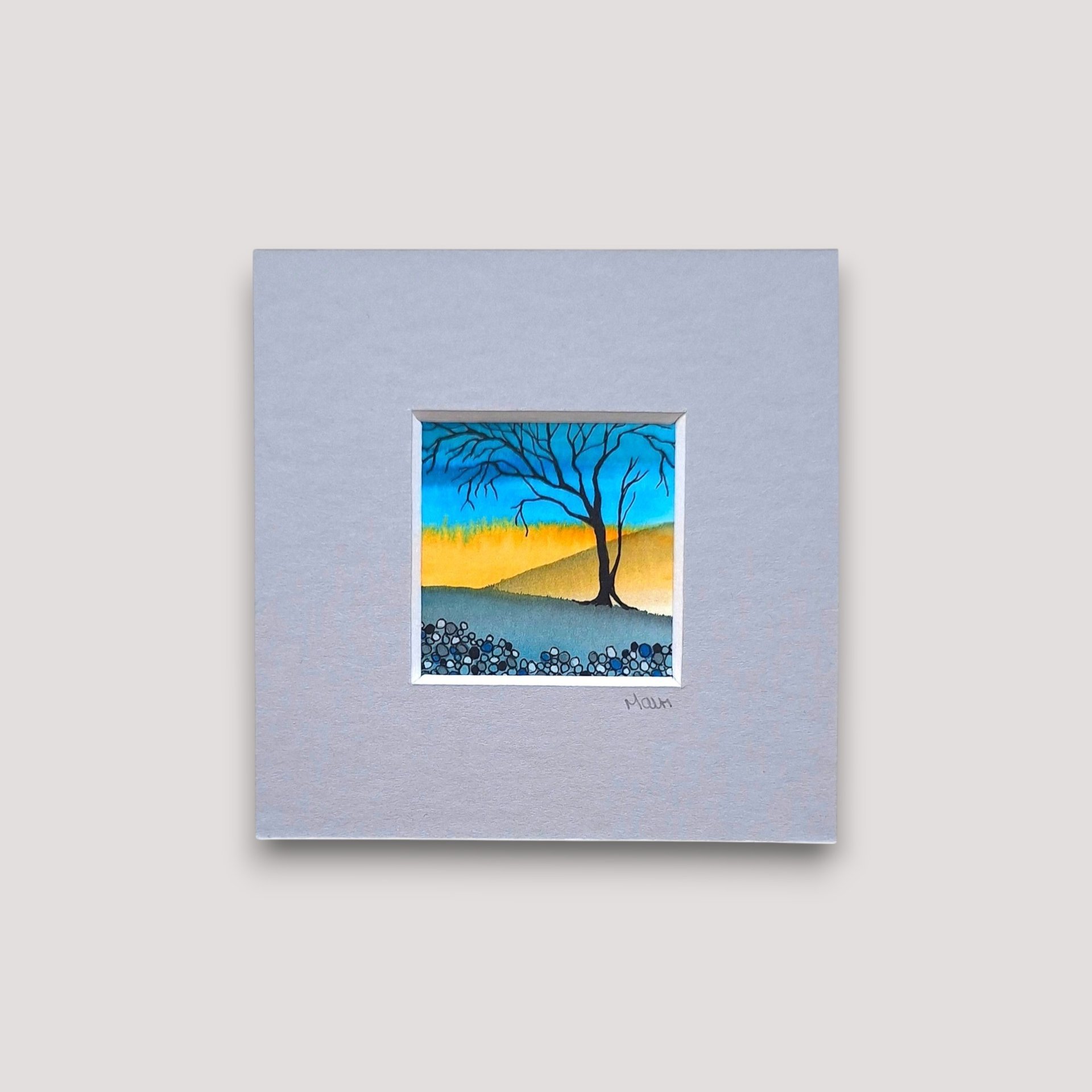 Tiny Original Painting (Framed) 