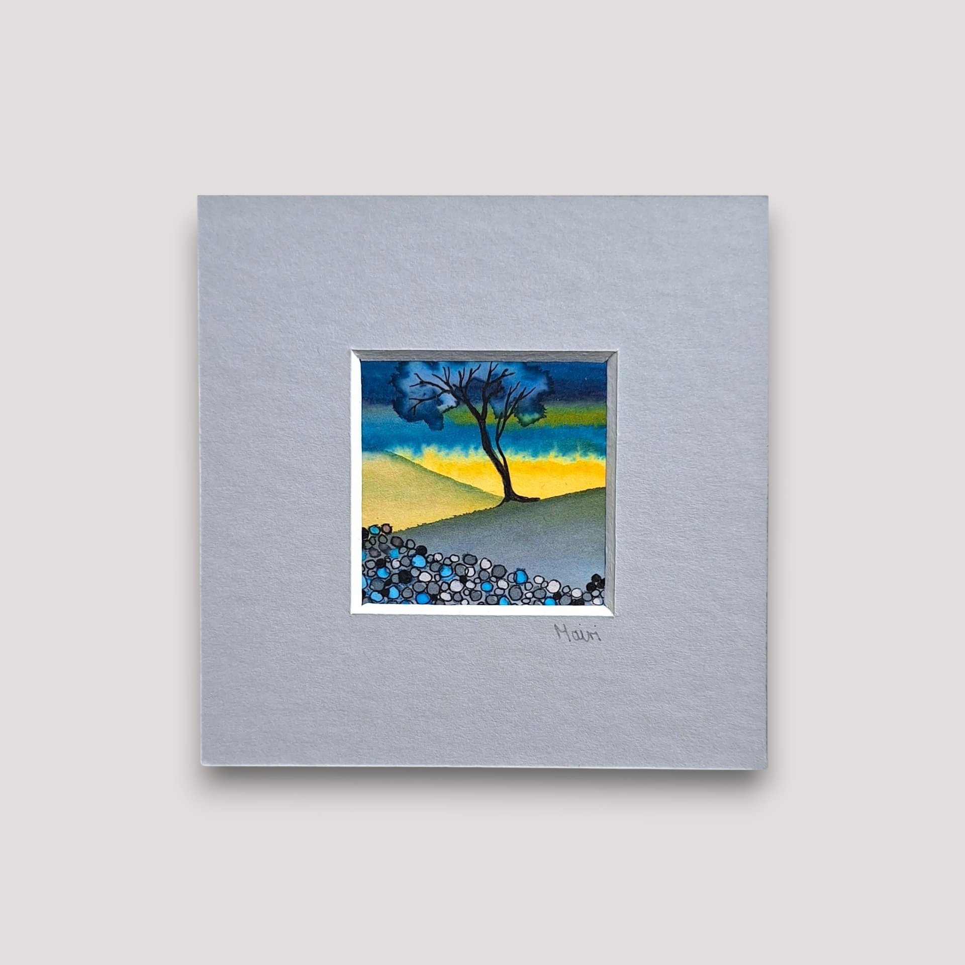 Tiny Original Painting (Framed) 