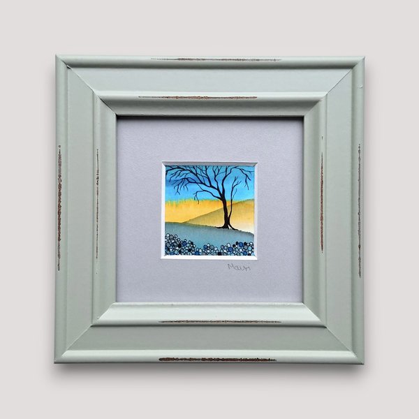 Tiny Original Painting (Framed) 