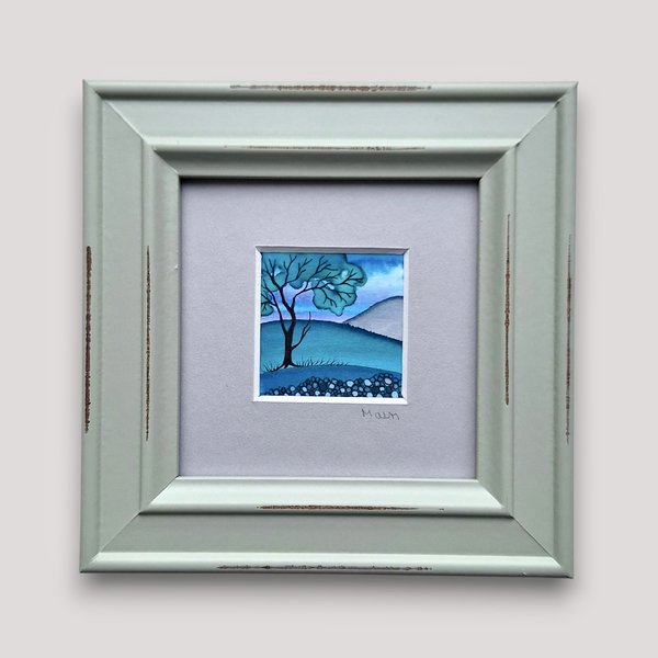  Tiny Original Painting (Framed) 