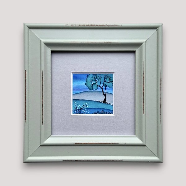  Tiny Original Painting (Framed) 