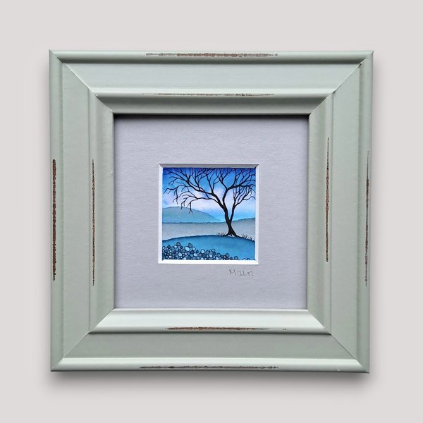  Tiny Original Painting (Framed) 